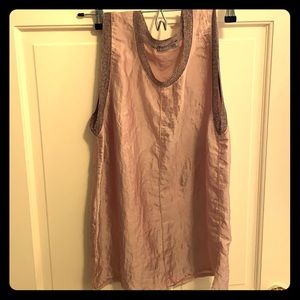 Zara size M women’s light pink tank top